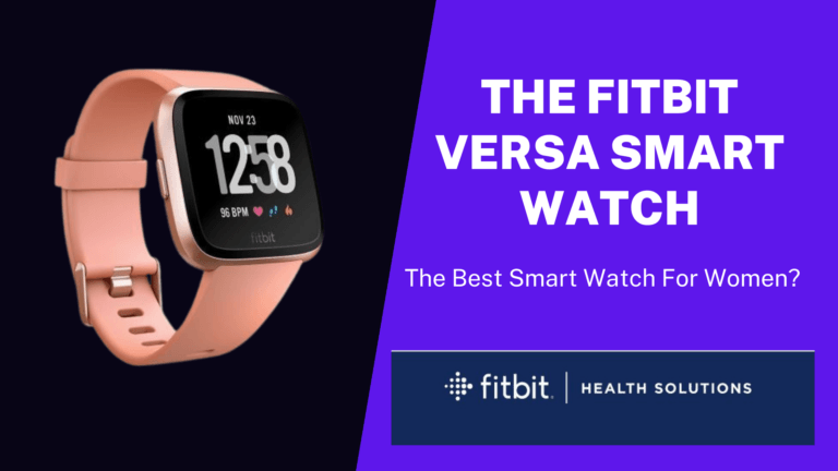 The fitbit versa smart watch