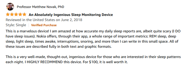 Withings Sleep Tracking Mat Review 